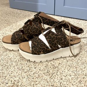 NEW NBW NWOT OTBT Brown Leopard California Leopard